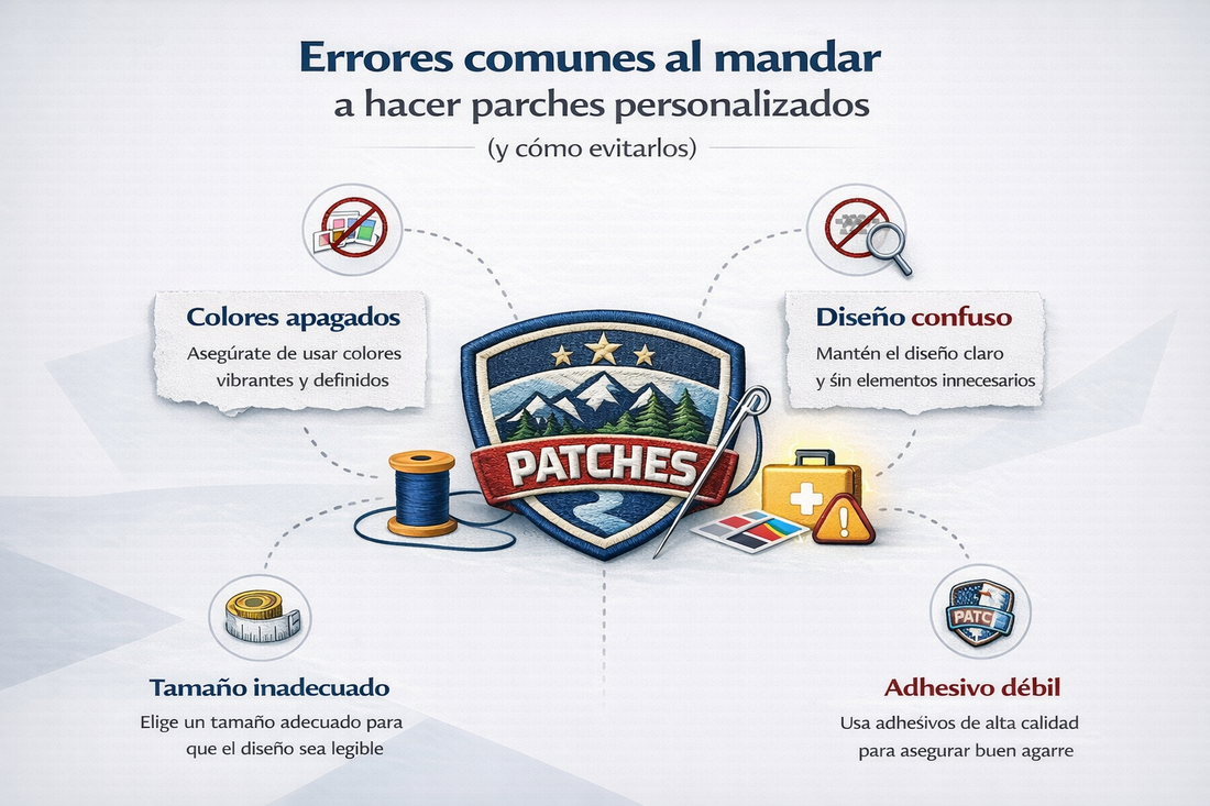Errores comunes al mandar a hacer parches personalizados (y cómo evitarlos)