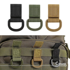 Adaptadores Tácticos Molle con Anillo en D