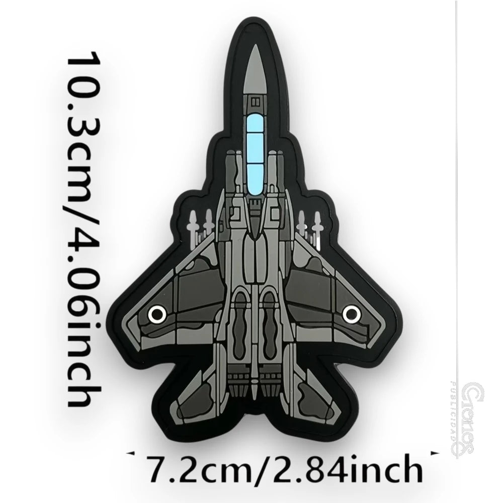 Avión de Combate F-15 Parche PVC