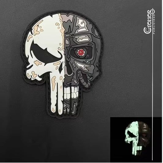 Calavera cyber PVC 3D Fotoluminizante
