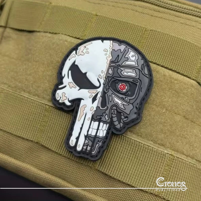 Calavera cyber PVC 3D Fotoluminizante