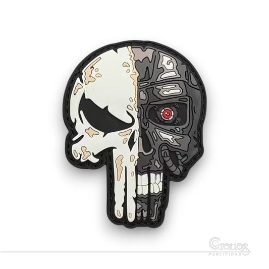 Calavera cyber PVC 3D Fotoluminizante
