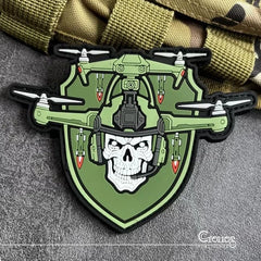 Calavera Dron Táctico PVC 3D