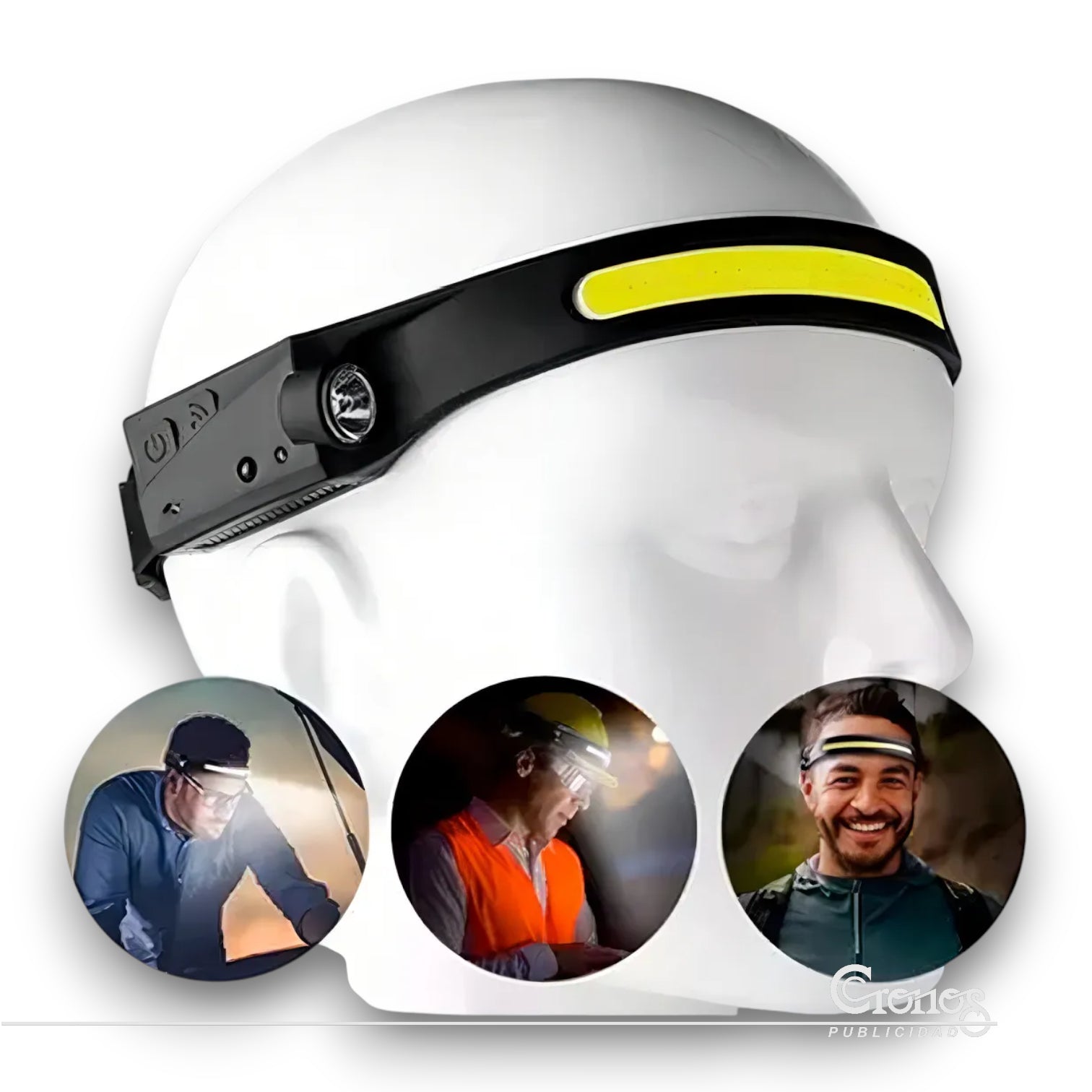 Linterna Cabeza con Sensor