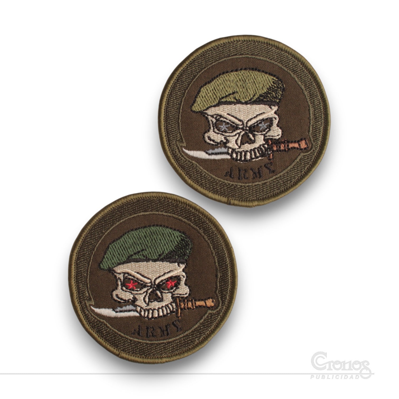 Parche Táctico Calavera Army