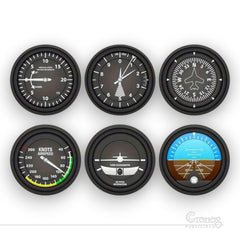 Portavasos de Aviación en Madera x6
