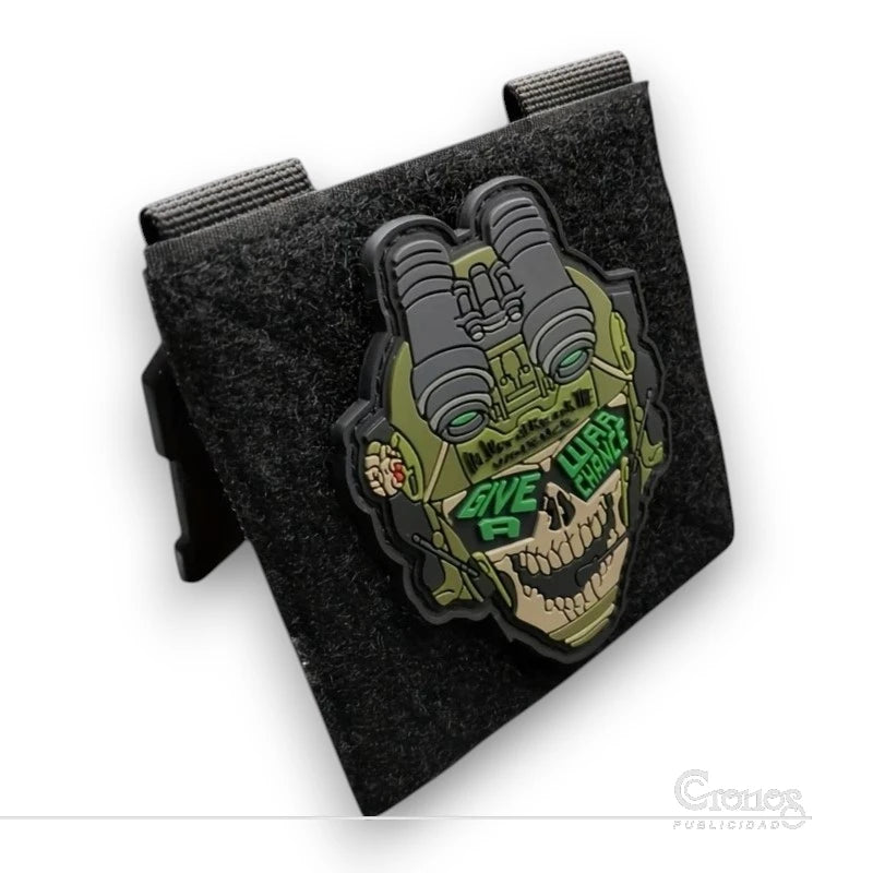 Skull Operator Parche PVC 3D