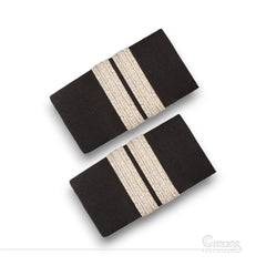 Presilla Galón Plateado 2 Líneas BORDADA